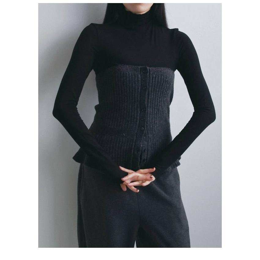 トップス anuke anuke（アンヌーク） anuke 2026winter トップス Cashmere Silk Turtle