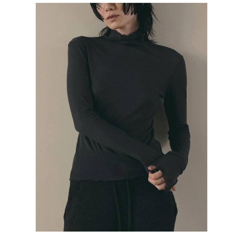 anuke（アンヌーク） anuke 2026winter トップス Cashmere Silk Turtle
