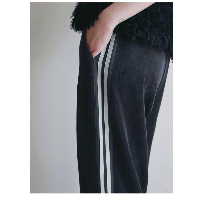 anuke（アンヌーク） anuke 2026Prefall ボトムス Velour Track Pants
