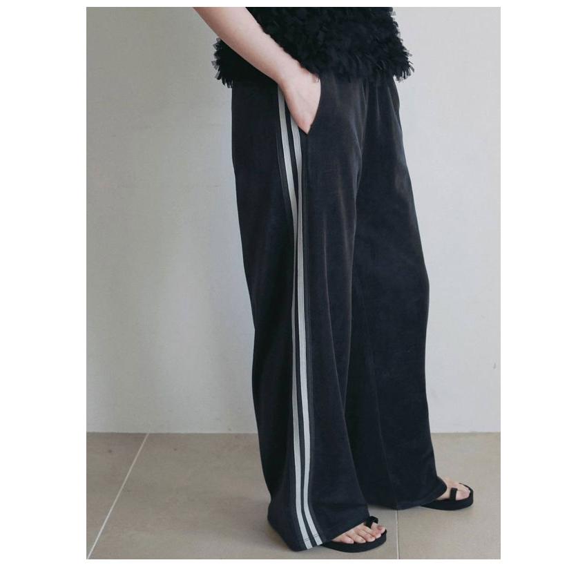 anuke（アンヌーク） anuke 2026Prefall ボトムス Velour Track Pants