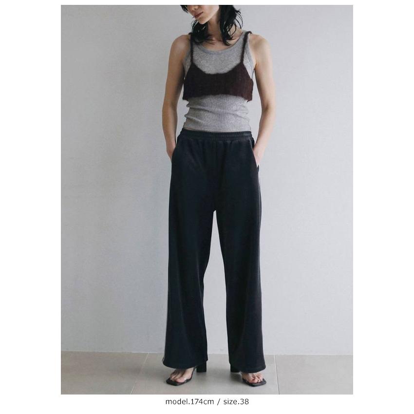 anuke（アンヌーク） anuke 2026Prefall ボトムス Velour Track Pants