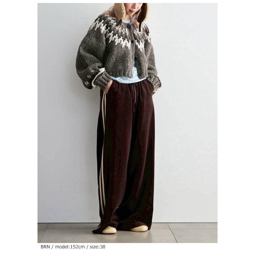 anuke（アンヌーク） anuke 2026Prefall ボトムス Velour Track Pants