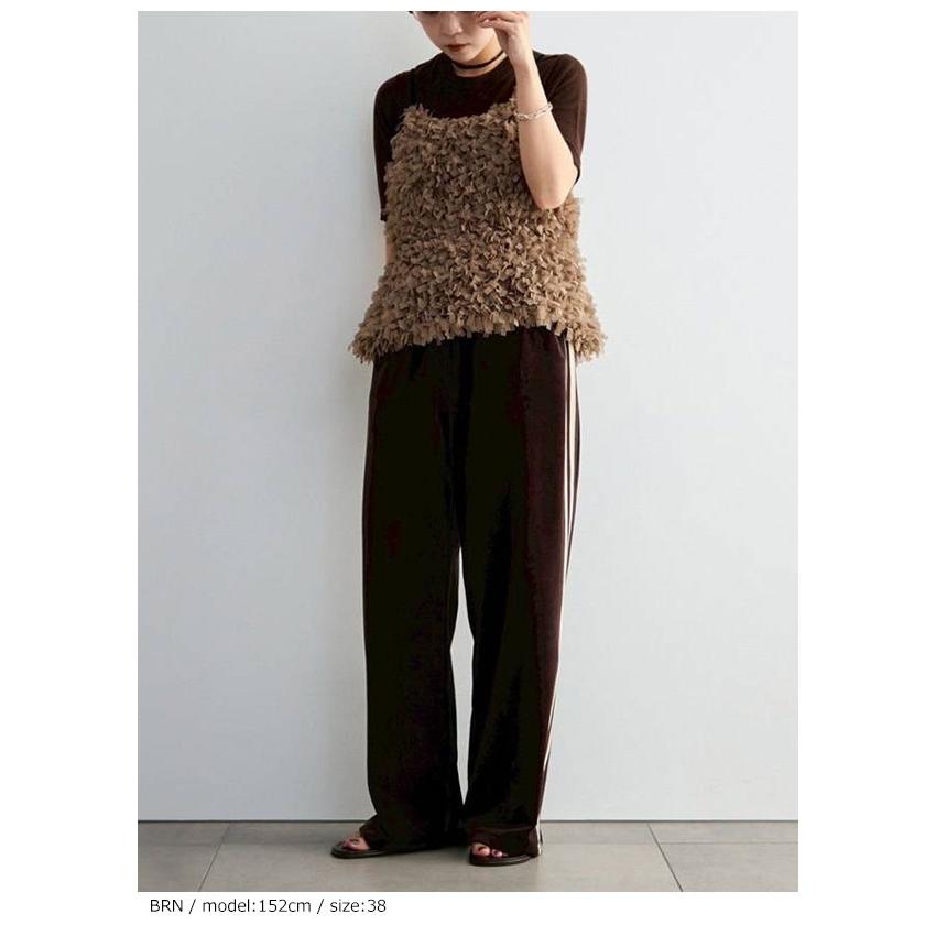 anuke（アンヌーク） anuke 2026Prefall ボトムス Velour Track Pants