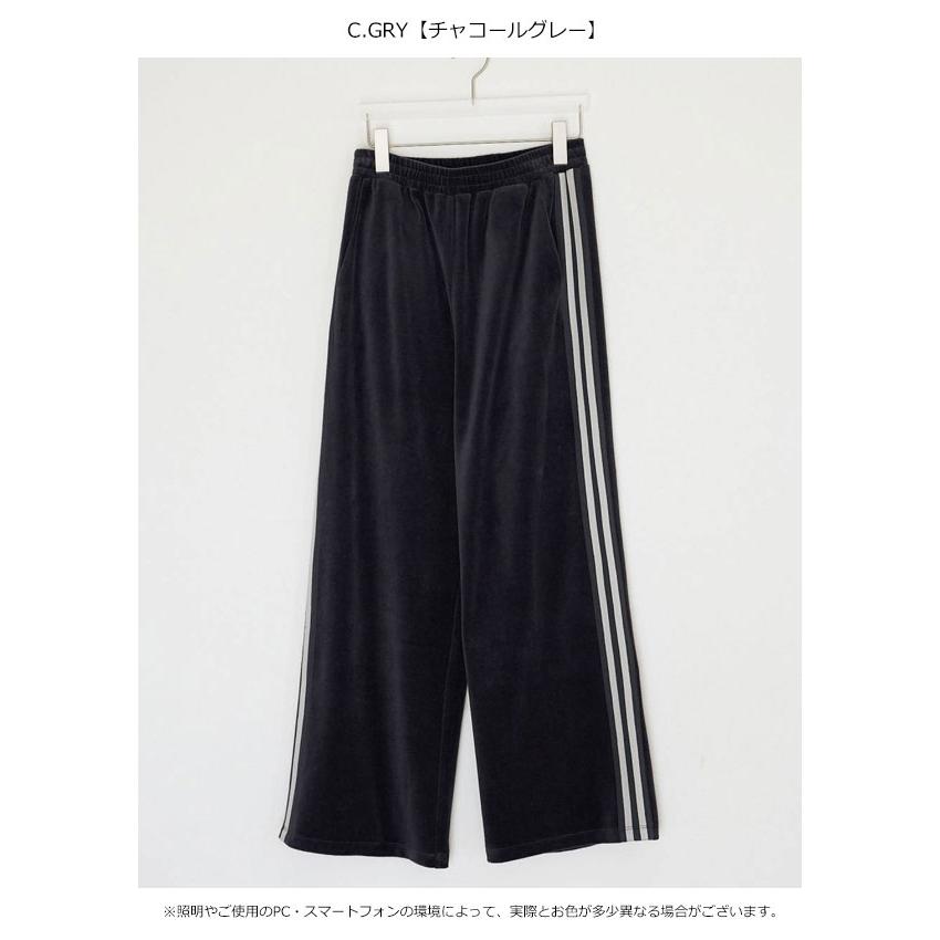 anuke（アンヌーク） anuke 2026Prefall ボトムス Velour Track Pants
