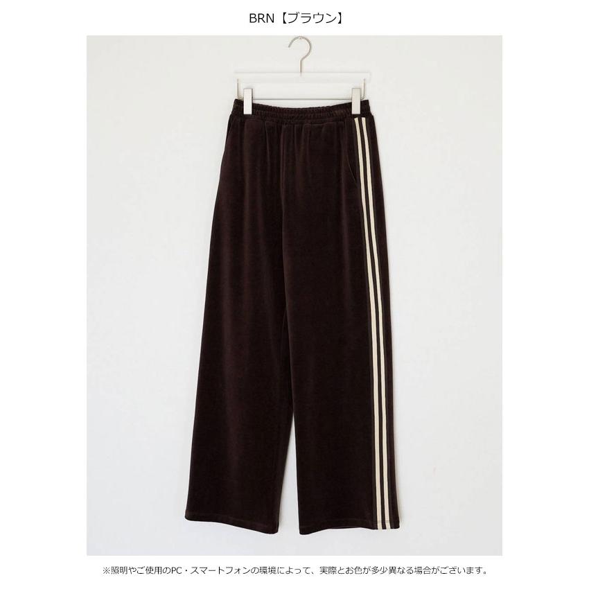 anuke（アンヌーク） anuke 2026Prefall ボトムス Velour Track Pants