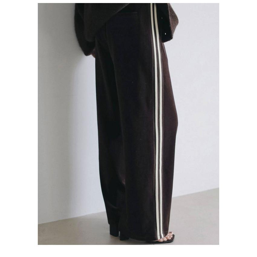 anuke（アンヌーク） anuke 2026Prefall ボトムス Velour Track Pants