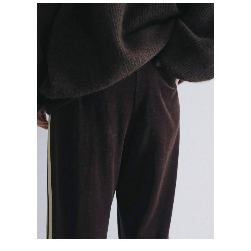 anuke（アンヌーク） anuke 2026Prefall ボトムス Velour Track Pants
