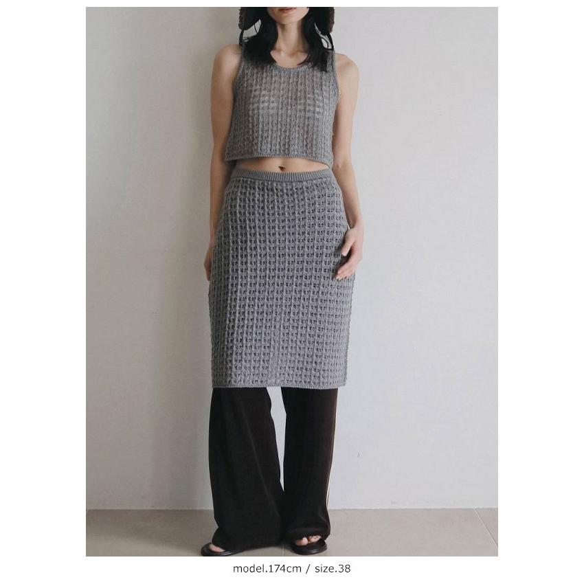 anuke（アンヌーク） anuke 2026Prefall ボトムス Velour Track Pants