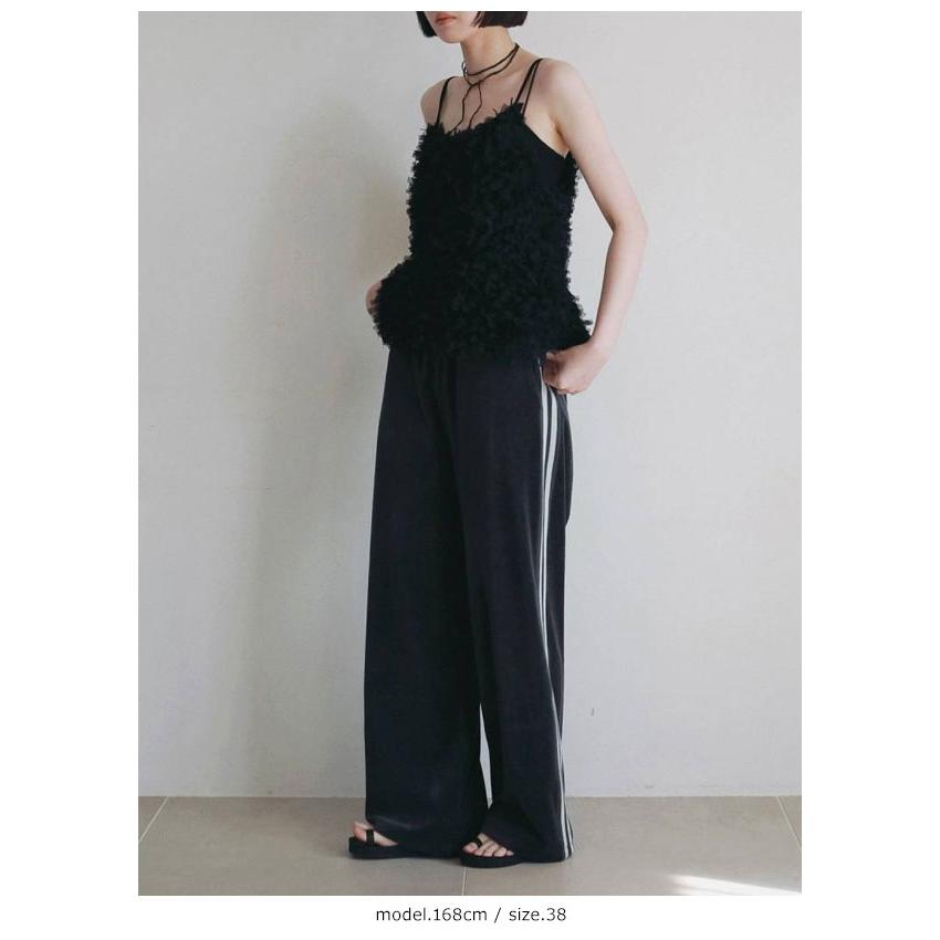 anuke（アンヌーク） anuke 2026Prefall ボトムス Velour Track Pants