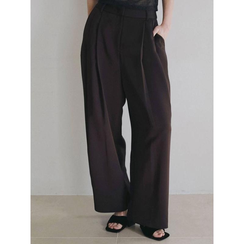 anuke（アンヌーク） anuke 2026Prefall ボトムス Twill Satin Pants 7