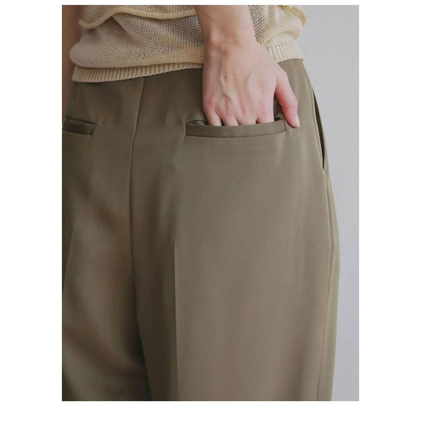 anuke（アンヌーク） anuke 2026Prefall ボトムス Twill Satin Pants
