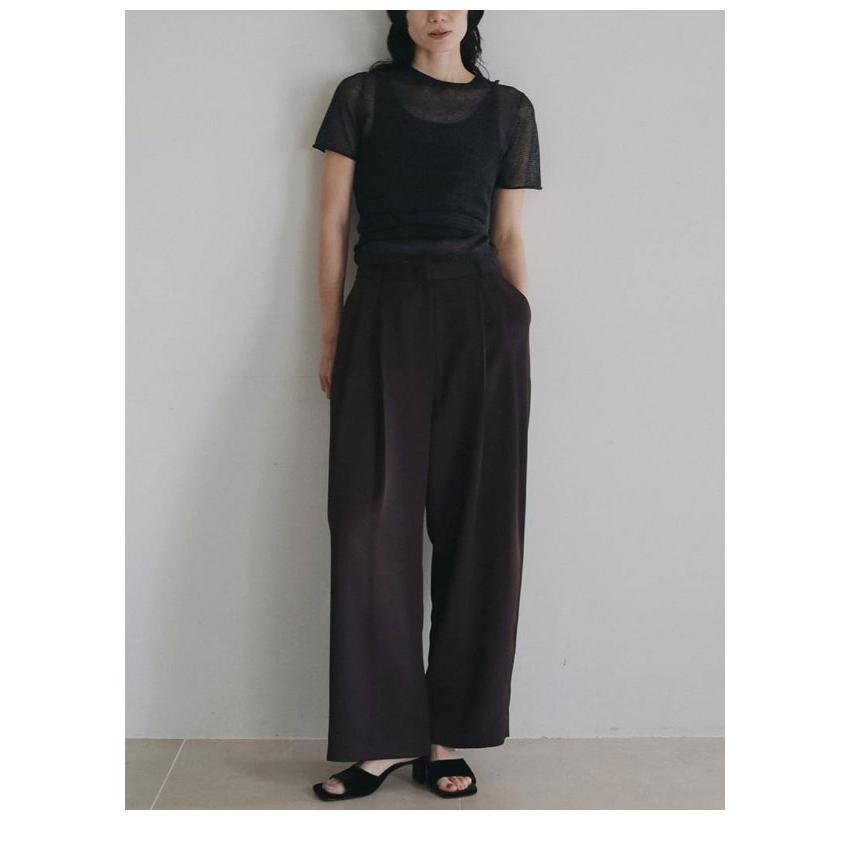 anuke（アンヌーク） anuke 2026Prefall ボトムス Twill Satin Pants 7