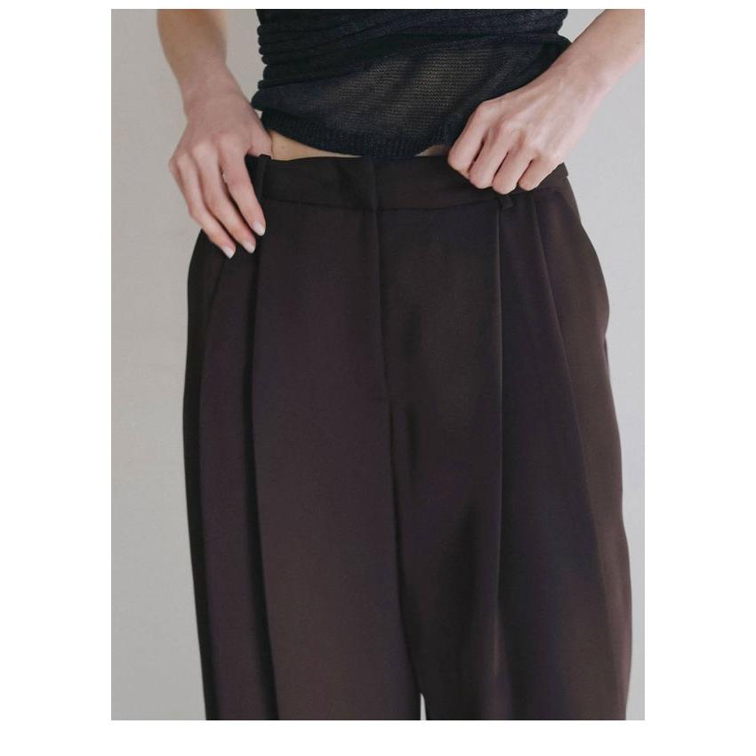anuke アンヌーク anuke（アンヌーク） anuke 2026Prefall ボトムス Twill Satin Pants 7