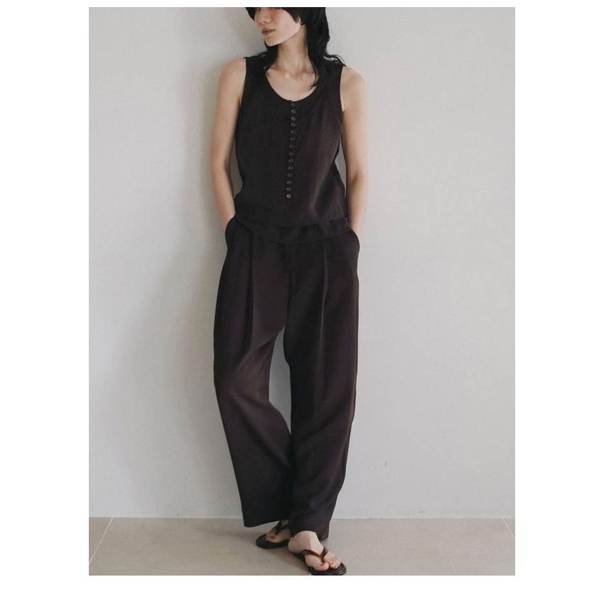 anuke（アンヌーク） anuke 2026Prefall ボトムス Twill Satin Pants 7