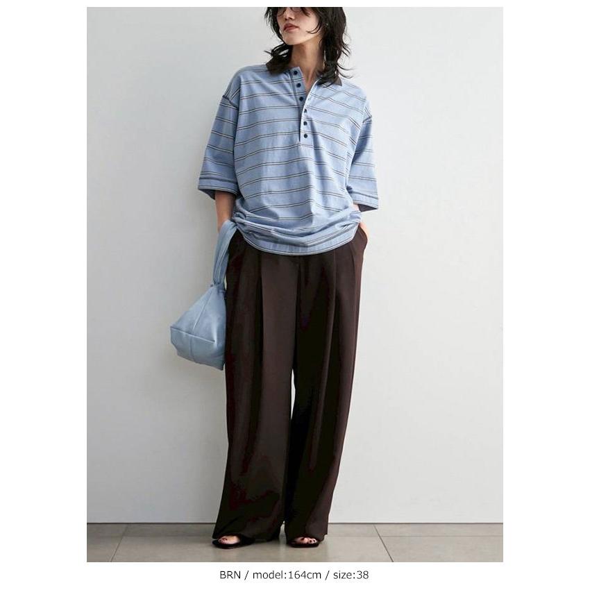 anuke（アンヌーク） anuke 2026Prefall ボトムス Twill Satin Pants 7