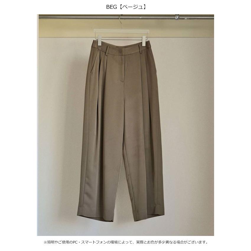 anuke（アンヌーク） anuke 2026Prefall ボトムス Twill Satin Pants 7