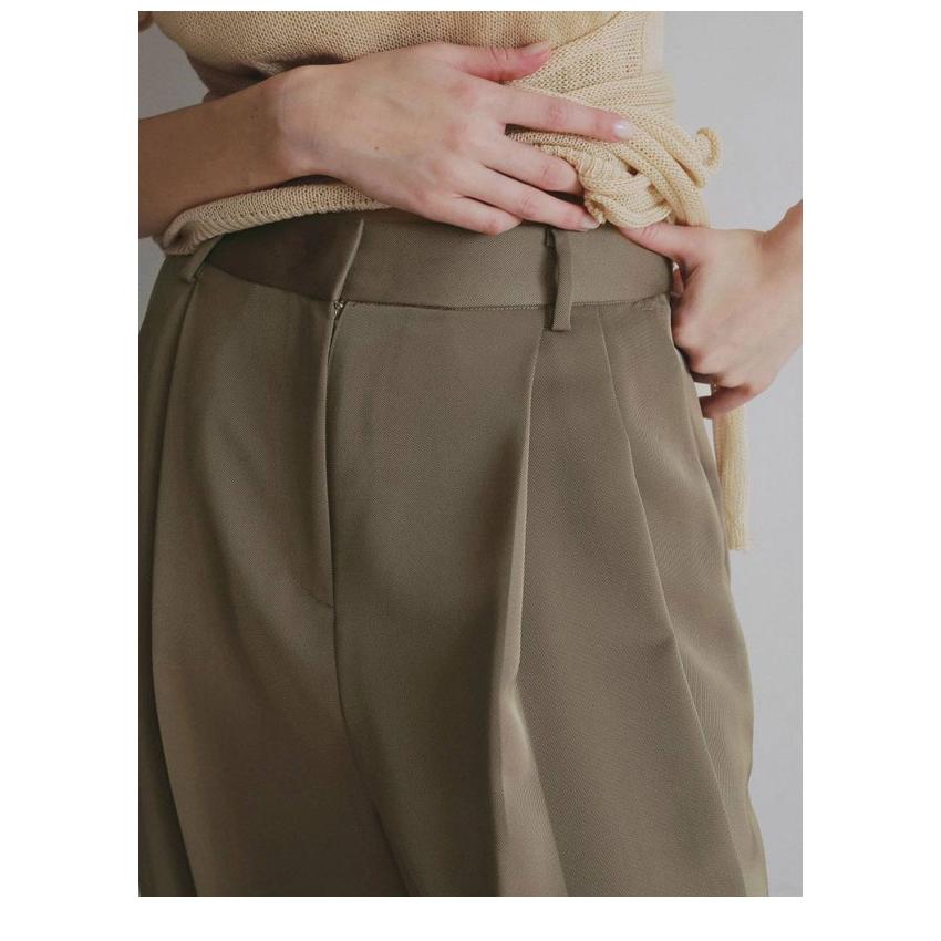 anuke（アンヌーク） anuke 2026Prefall ボトムス Twill Satin Pants