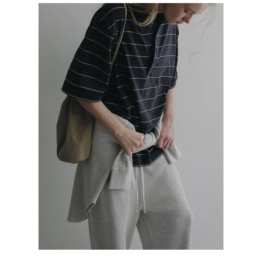 anuke（アンヌーク） anuke 2026Prefall ボトムス Waffle Wide Pants