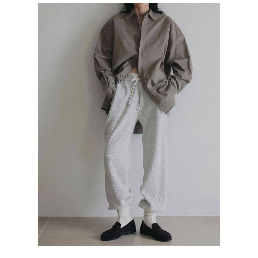 anuke（アンヌーク） anuke 2026Prefall ボトムス Waffle Wide Pants 8