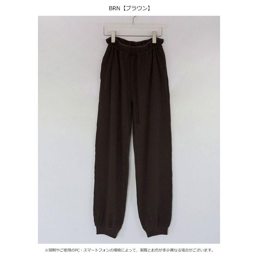 anuke（アンヌーク） anuke 2026Prefall ボトムス Waffle Wide Pants 8