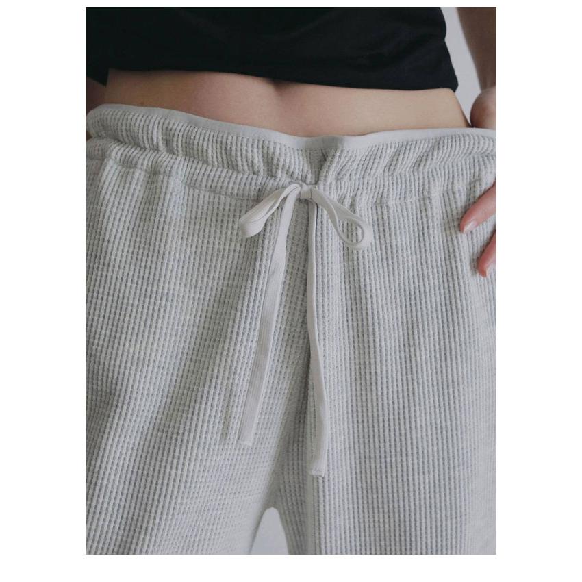 anuke（アンヌーク） anuke 2026Prefall ボトムス Waffle Wide Pants 8