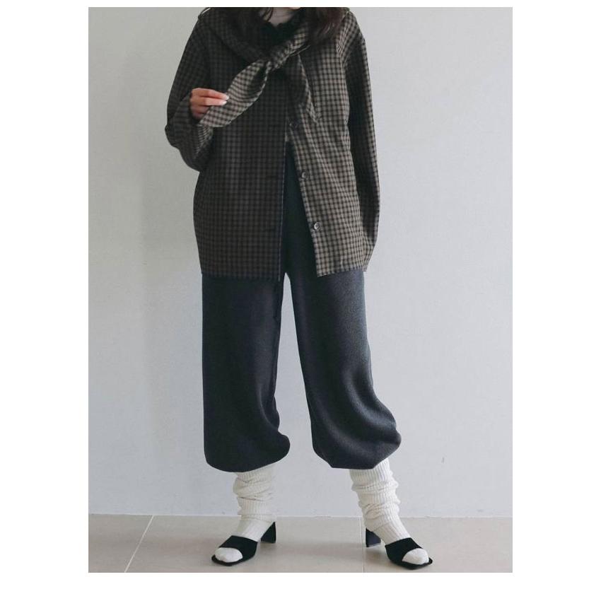 anuke（アンヌーク） anuke 2026Prefall ボトムス Fleece Rough Pants