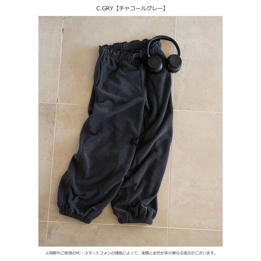 anuke（アンヌーク） anuke 2026Prefall ボトムス Fleece Rough Pants