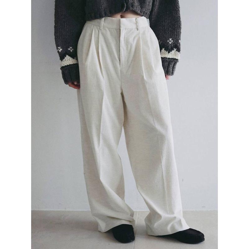 anuke（アンヌーク） anuke 2026winter ボトムス Corduroy Wide Pants