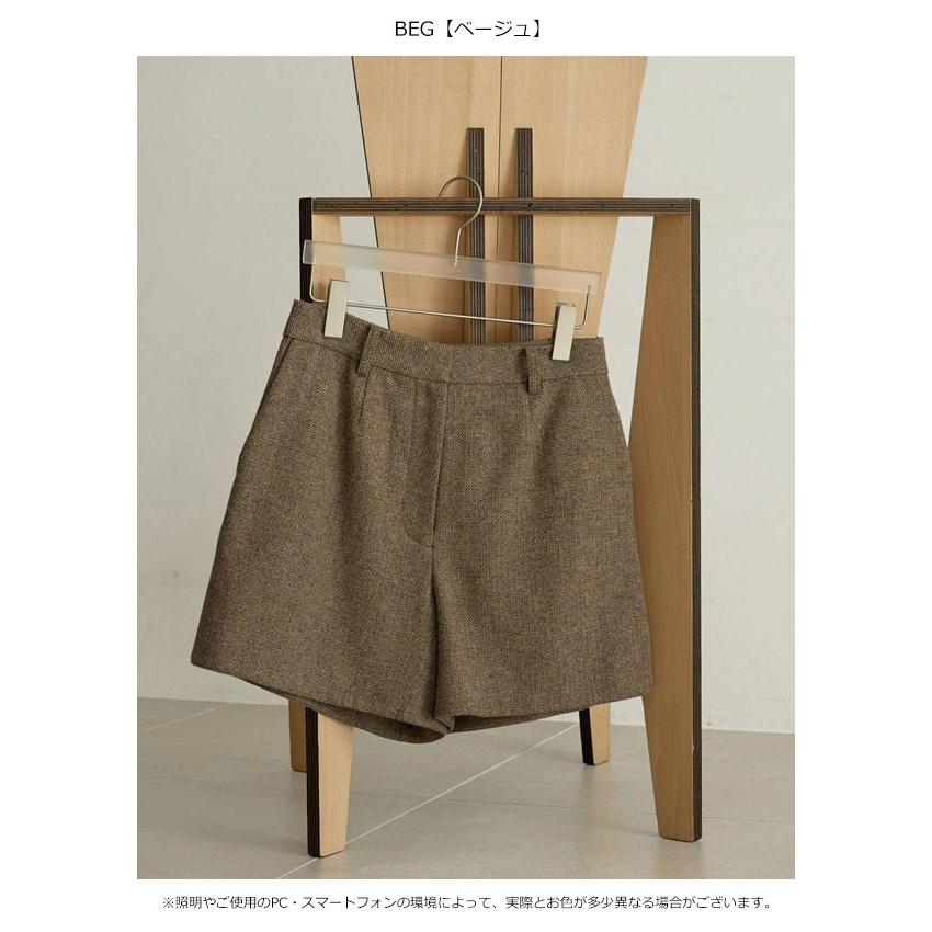 anuke（アンヌーク） anuke 2026Prefall ボトムス Herringbone Short