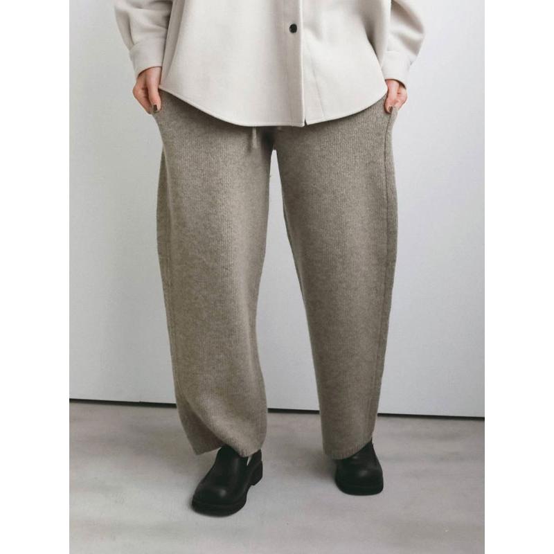 anuke（アンヌーク） anuke 2026winter ボトムス Knit Cocoon Pants 10