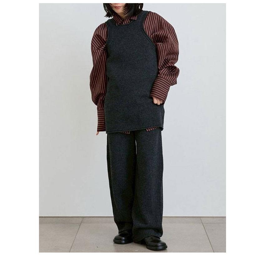 anuke（アンヌーク） anuke 2026winter ボトムス Knit Cocoon Pants 10