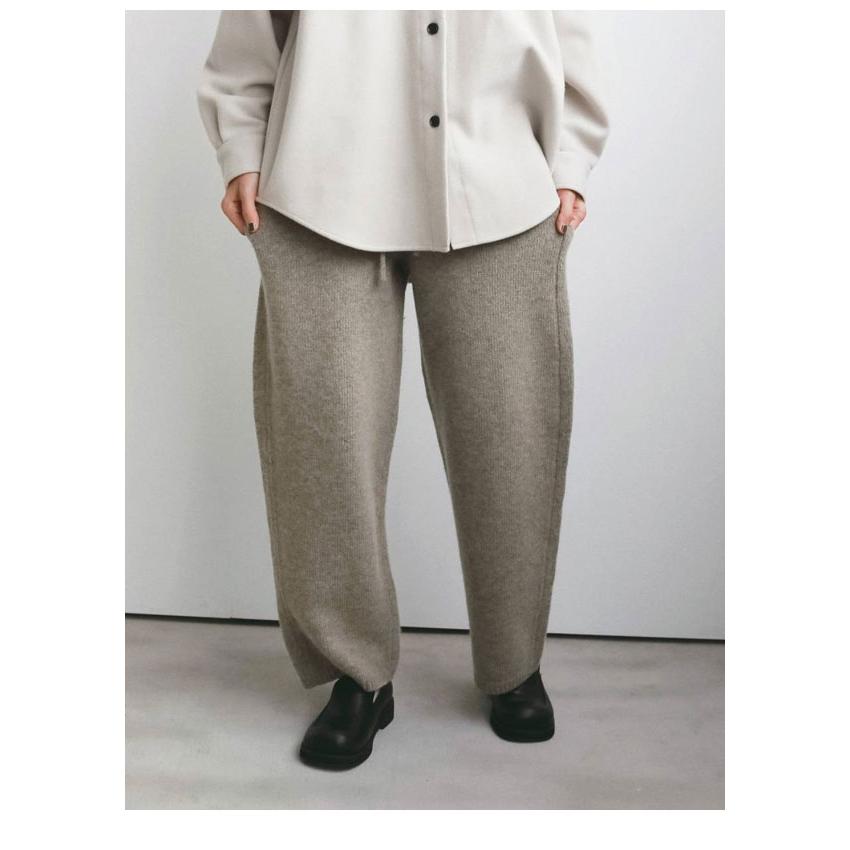 anuke（アンヌーク） anuke 2026winter ボトムス Knit Cocoon Pants 10