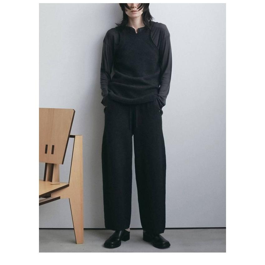 anuke（アンヌーク） anuke 2026winter ボトムス Knit Cocoon Pants 10