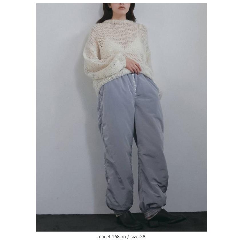新品未使用アンヌークPadding Loose Pants38 anuke（アンヌーク） anuke 2026winter ボトムス Reversible Padding