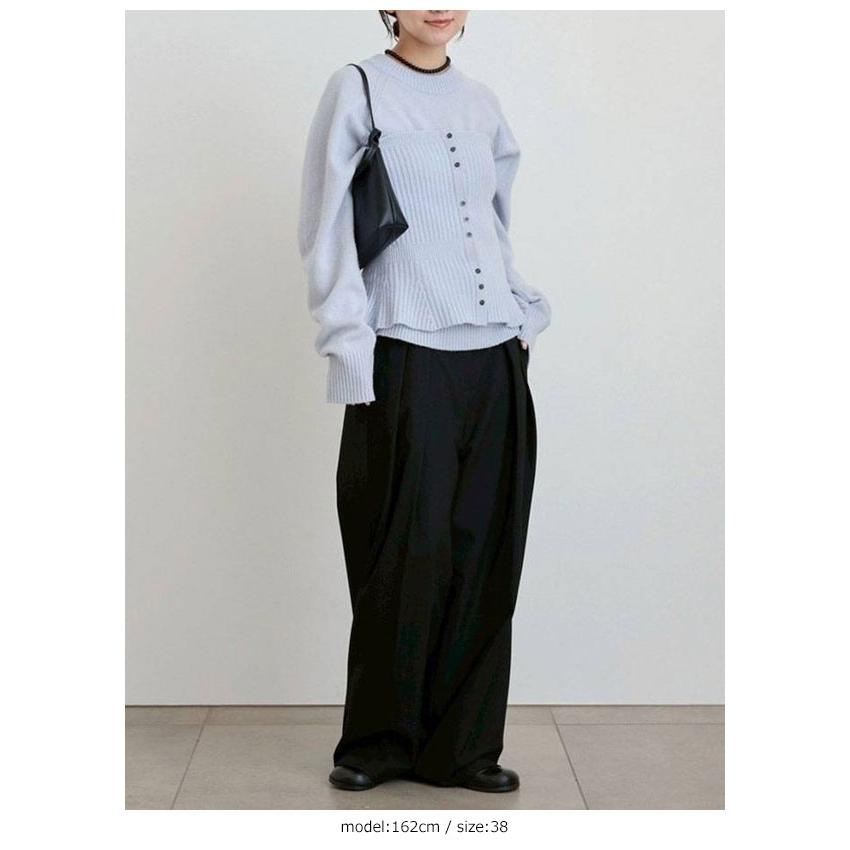anuke（アンヌーク） anuke 2026winter ボトムス Tuck Wide Pants 10月