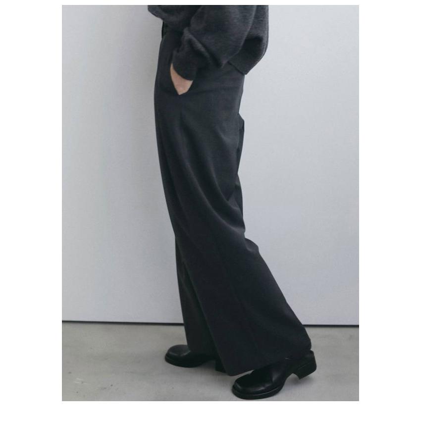 anuke（アンヌーク） anuke 2026winter ボトムス Tuck Wide Pants 10月