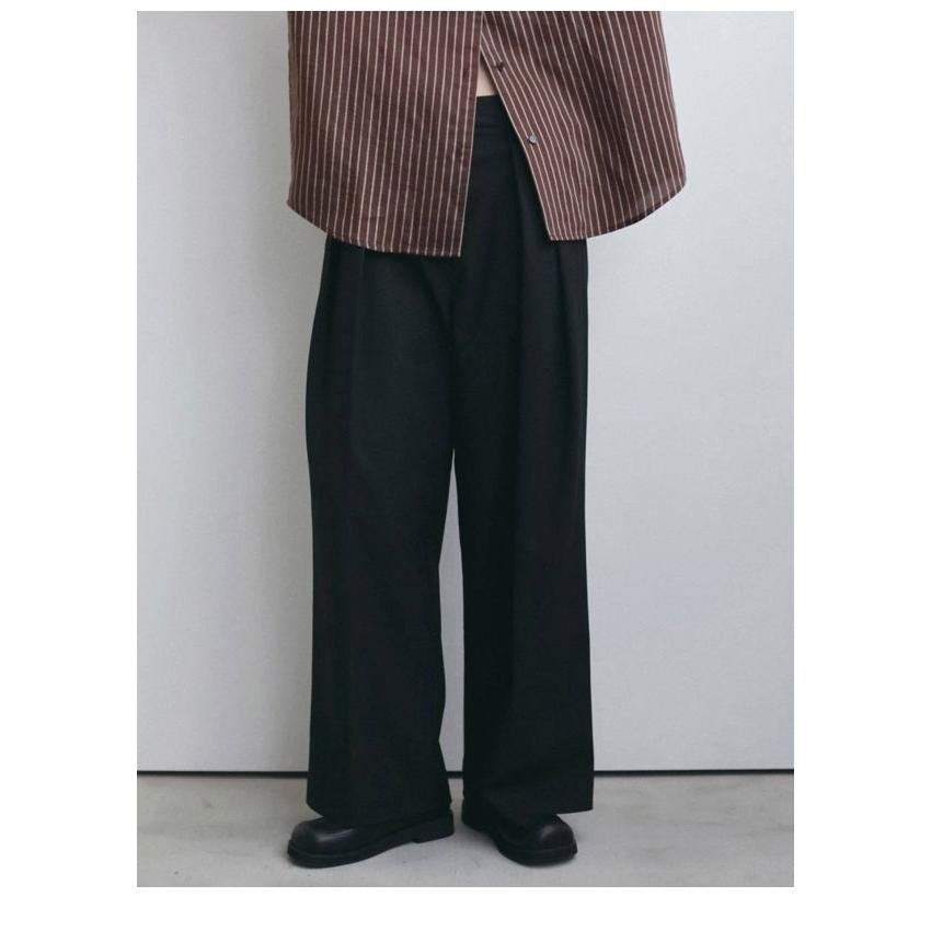 anuke（アンヌーク） anuke 2026winter ボトムス Tuck Wide Pants 10月