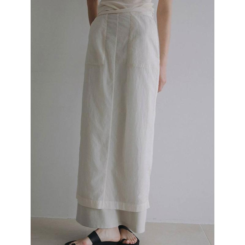 anuke（アンヌーク） anuke 2026Prefall ボトムス Sheer Workpocket