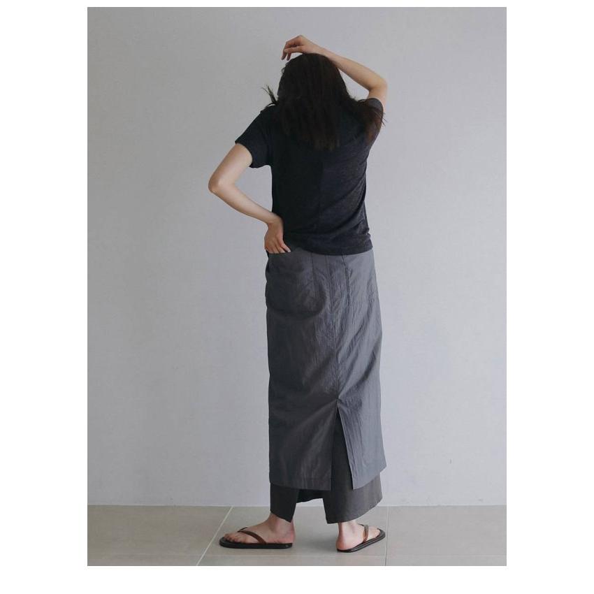 anuke（アンヌーク） anuke 2026Prefall ボトムス Sheer Workpocket