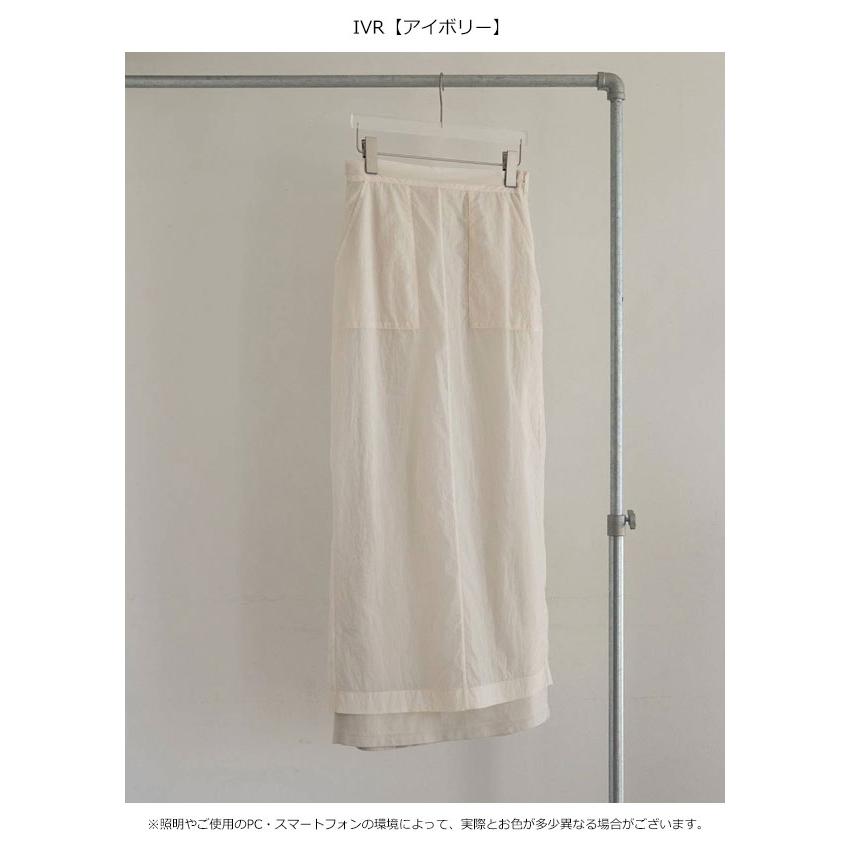 anuke（アンヌーク） anuke 2026Prefall ボトムス Sheer Workpocket