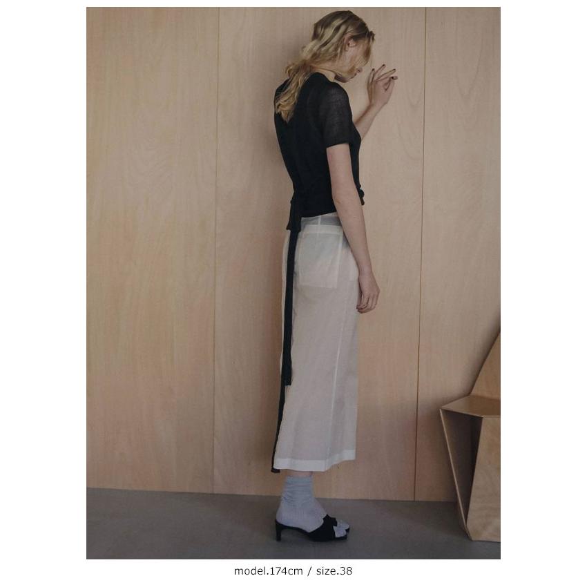 anuke（アンヌーク） anuke 2026Prefall ボトムス Sheer Workpocket