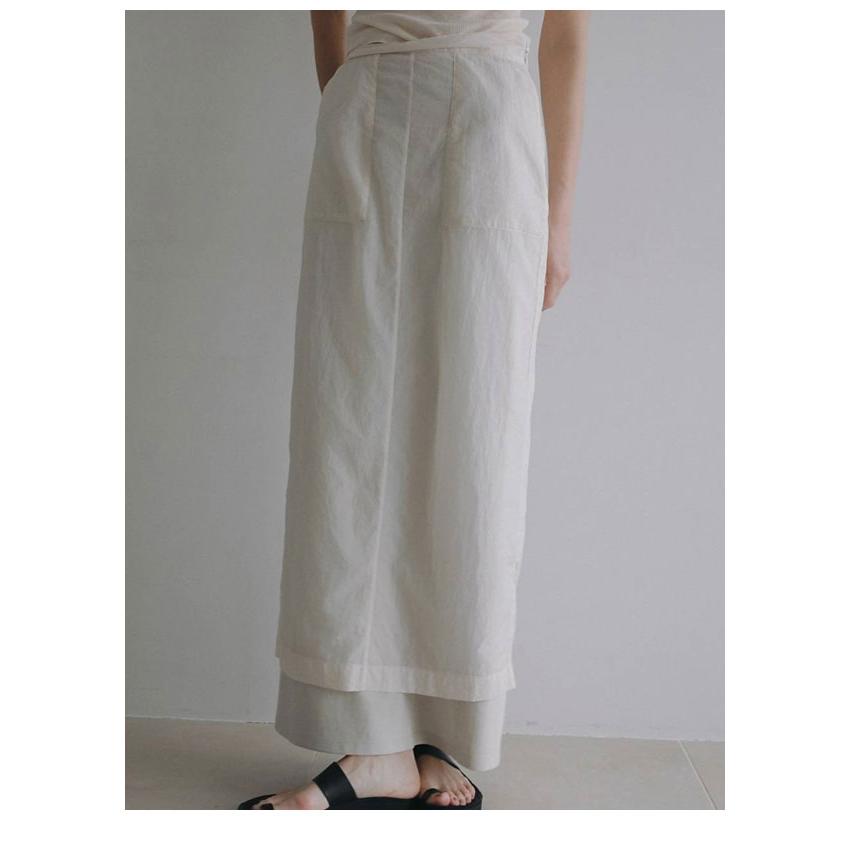 anuke（アンヌーク） anuke 2026Prefall ボトムス Sheer Workpocket