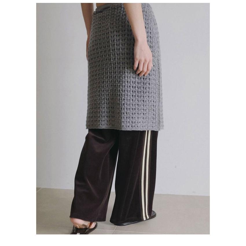 anuke（アンヌーク） anuke 2026Prefall ボトムス Pattern Knit Skirt