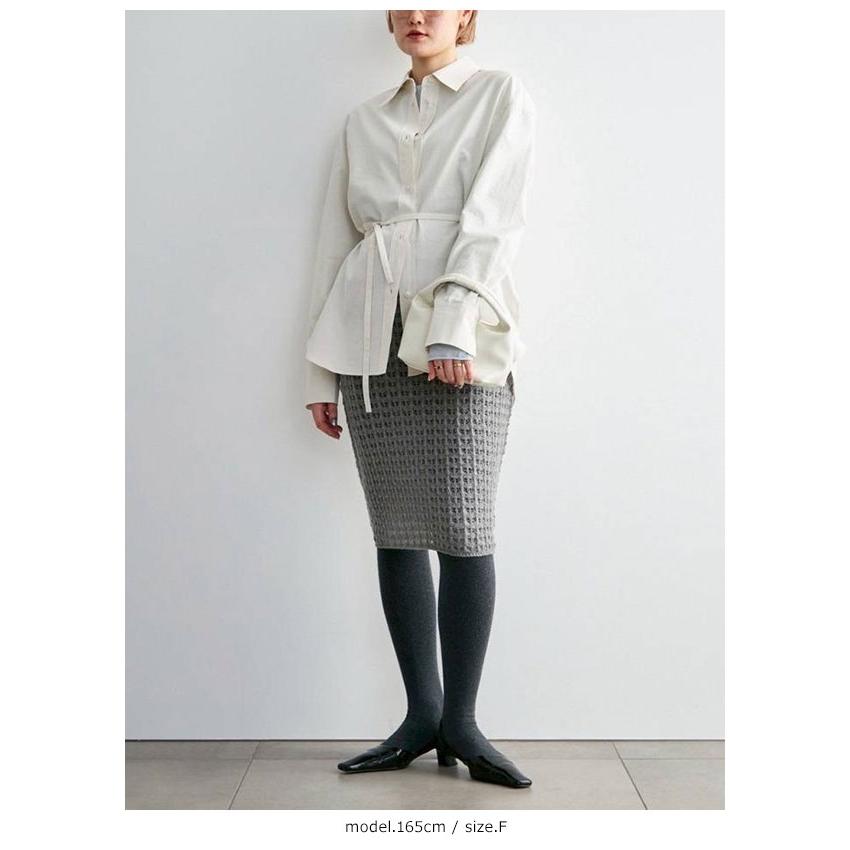 anuke（アンヌーク） anuke 2026Prefall ボトムス Pattern Knit Skirt