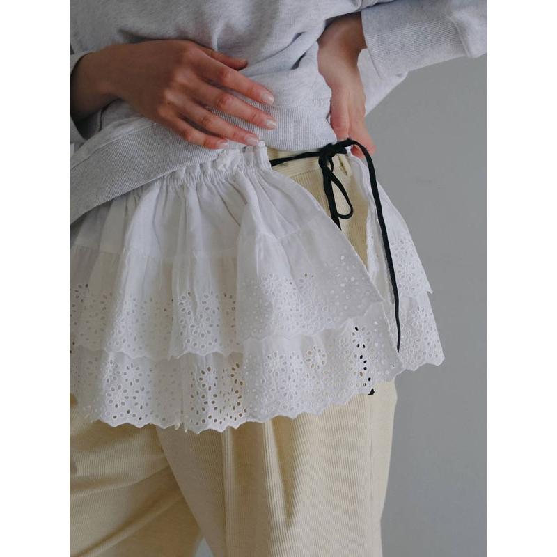 anuke（アンヌーク） anuke 2026Prefall ボトムス 2way Lace Skirt 7月