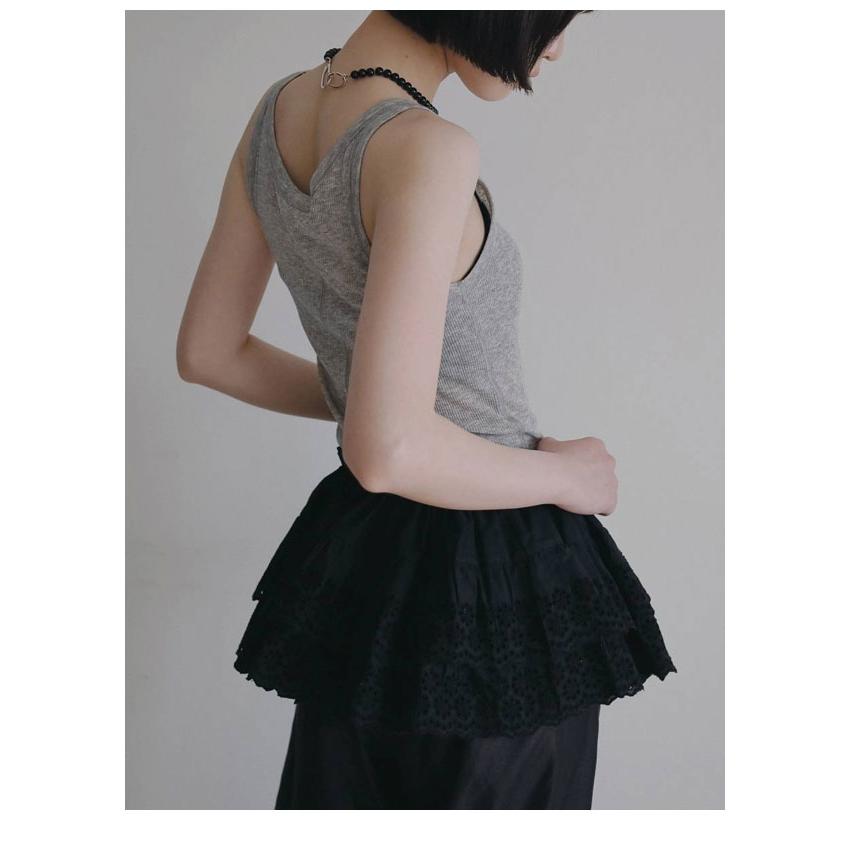 anuke（アンヌーク） anuke 2026Prefall ボトムス 2way Lace Skirt 7月