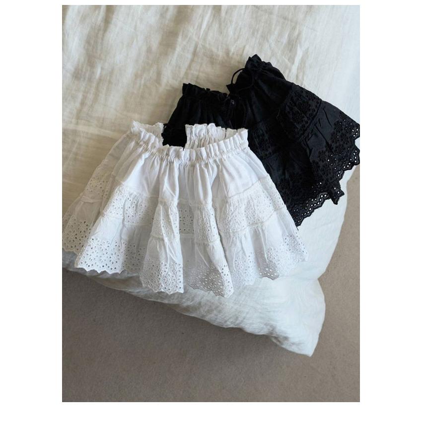anuke（アンヌーク） anuke 2026Prefall ボトムス 2way Lace Skirt 7月