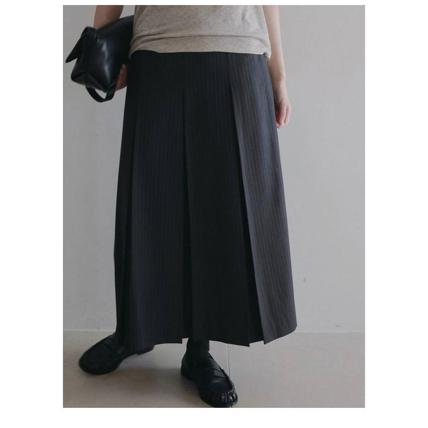 anuke（アンヌーク） anuke 2026Prefall ボトムス Stripe Pleats Skirt
