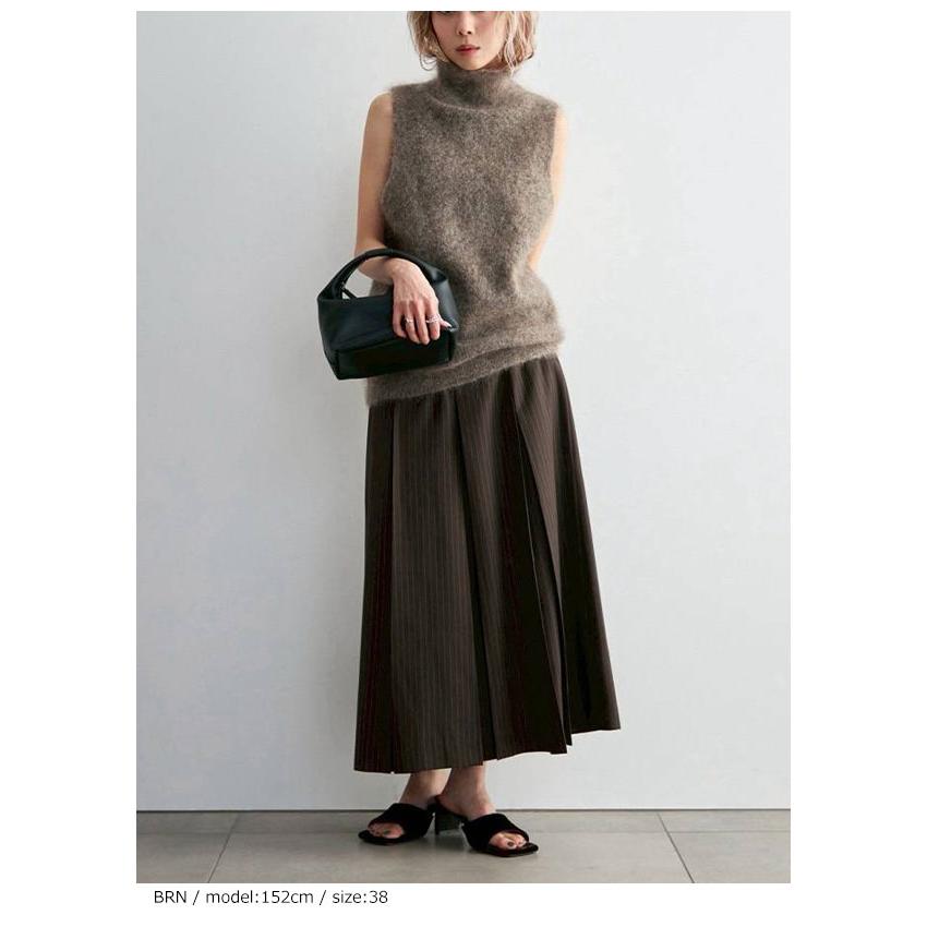 anuke（アンヌーク） anuke 2026Prefall ボトムス Stripe Pleats Skirt