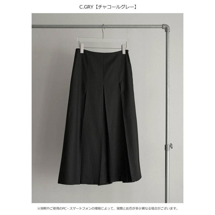 anuke（アンヌーク） anuke 2026Prefall ボトムス Stripe Pleats Skirt